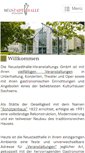 Mobile Screenshot of neustadthalle.de